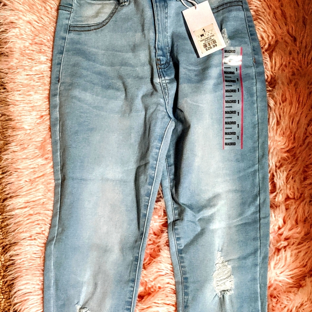 NWT high rise cuffed jeans